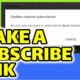 FREE YouTube auto subscribe link generator