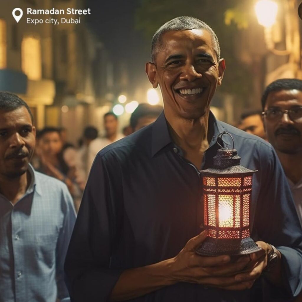 Barack Obama  Celebrate Ramadan kareem in Dubai by thefactspk.com