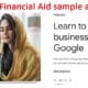 Coursera Financial Aid sample answers