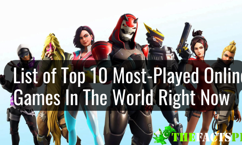 List of Top 10 Most-Played Online Games In The World Right Now